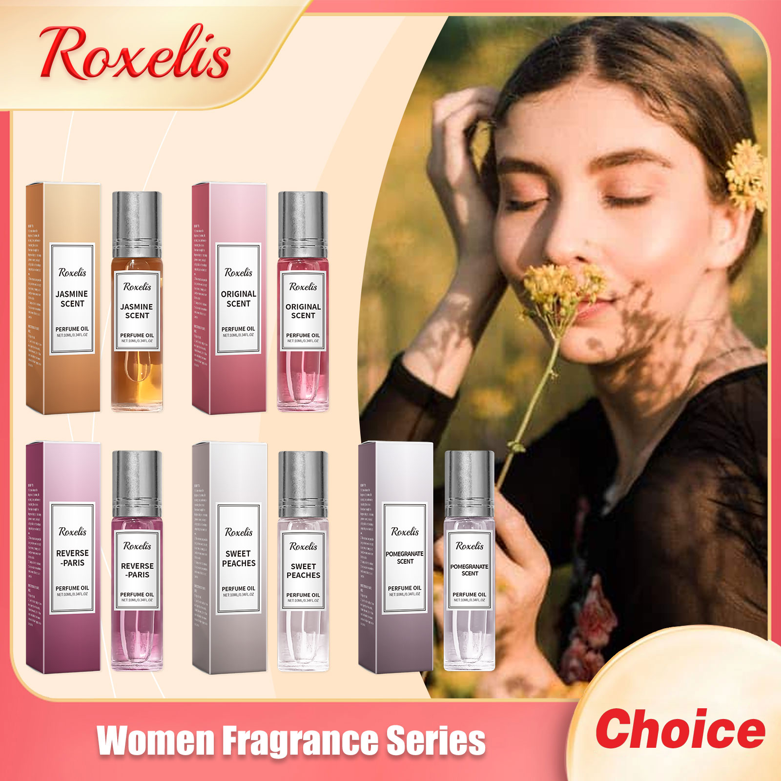 Perfume Jasmine Fragrance - Women Pheromone Fragrance Perfume Series Daily
