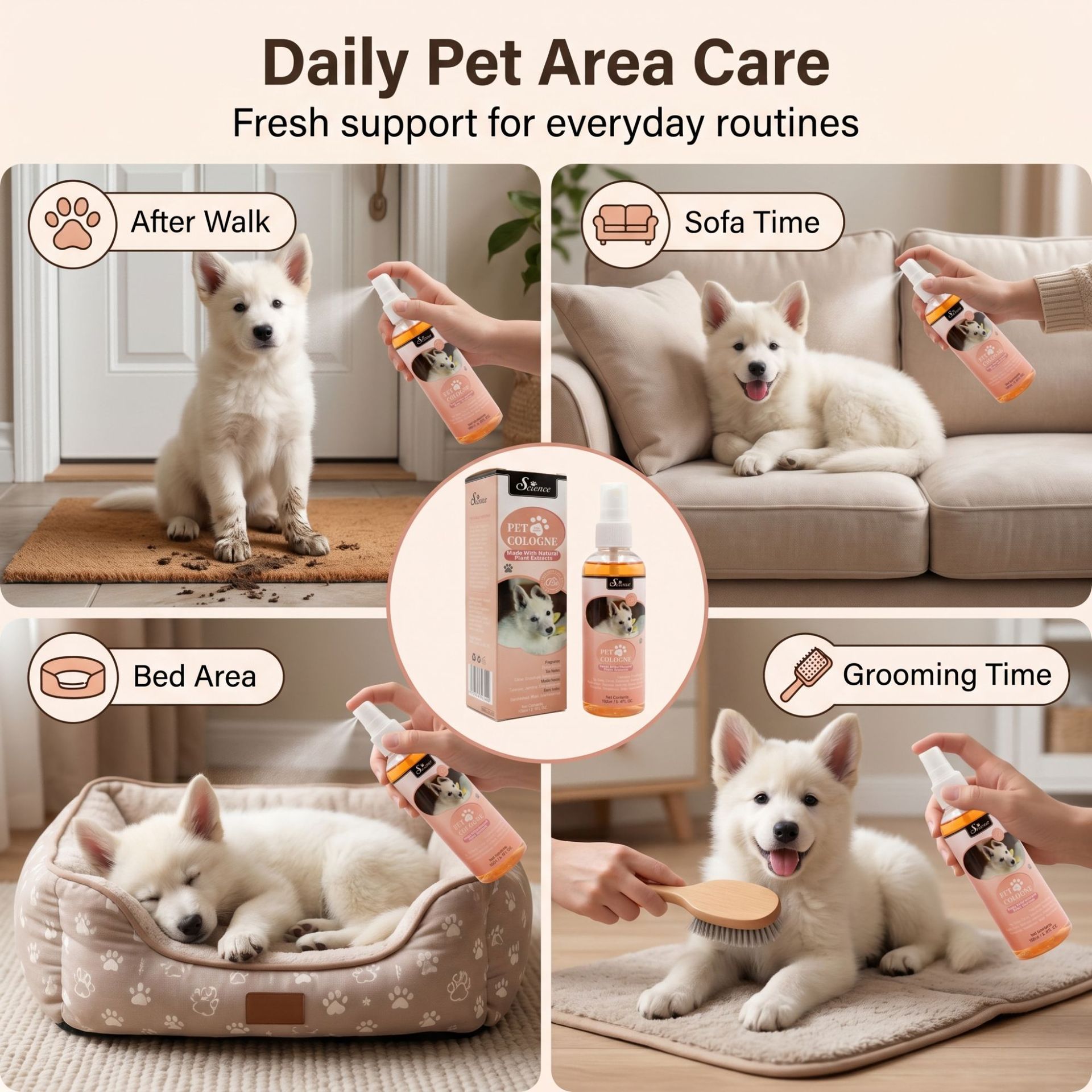 100 MLPet Odor Eliminator Spra - Perfume Fragrance Shampoo review and price